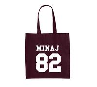 Minaj 82 - Borsa In Tela - Nicki 1982 Cantante Rap Compleanno Regalo