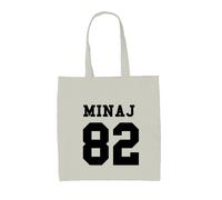 Minaj 82 - Borsa In Tela - Nicki 1982 Cantante Rap Compleanno Regalo