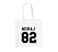 Minaj 82 - Borsa In Tela - Nicki 1982 Cantante Rap Compleanno Regalo