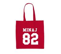 Minaj 82 - Borsa In Tela - Nicki 1982 Cantante Rap Compleanno Regalo