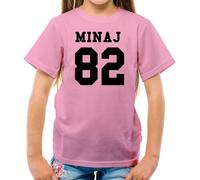 Minaj 82 - T-Shirt - Nicki 1982 Cantante Rapper Compleanno Età Idea Regalo