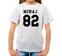 Minaj 82 - T-Shirt - Nicki 1982 Cantante Rapper Compleanno Età Idea Regalo