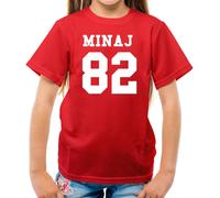 Minaj 82 - T-Shirt - Nicki 1982 Cantante Rapper Compleanno Età Idea Regalo