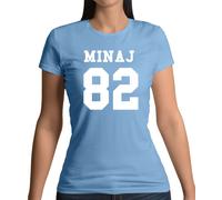 Minaj 82 - T-Shirt - Nicki 1982 Cantante Rapper Compleanno Età Regalo