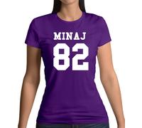 Minaj 82 - T-Shirt - Nicki 1982 Cantante Rapper Compleanno Età Regalo