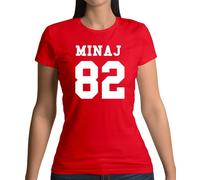 Minaj 82 - T-Shirt - Nicki 1982 Cantante Rapper Compleanno Età Regalo