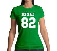 Minaj 82 - T-Shirt - Nicki 1982 Cantante Rapper Compleanno Età Regalo
