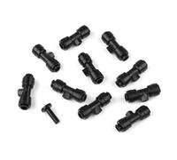 MINAOLULUS 11 Pezzi Supporto Ugello Irrigazione Giardino Nero in Plastica | Atomizzazione Bassa Pressione, Installazione Semplice, Ugello Rimovibile