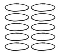 MINAOLULUS 15 Pezzi Bande Elastiche in Gomma Nere per Supporto Microfono Condensatore, Antiurto e Antivibrazione, Facili da Sostituire, per Studi Professionali e Podcast