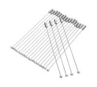 MINAOLULUS 20 Pezzi Spille di Sicurezza in Metallo con Diamanti, Perno con Cruna e Tappo, Accessori Moda per Cravatte, Cappelli, Sciarpe e Progetti Fai da Te
