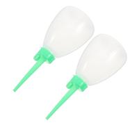 MINAOLULUS 6 Pezzi Pentola per Olio a Bocca Lunga flacone applicatore con Olio per Macchine da Ricamo Contenitore dell'olio Motore plastica Green
