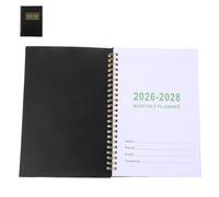 MINAOLULUS Agenda Mensile 2026-2028 A5 Rilegatura a Spirale, Planner Cartaceo per Studenti e Professionisti, Blocco Note Ampio Spazio di Scrittura per Pianificazione e Monitoraggio Obiettivi