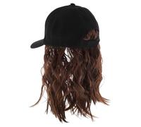 MINAOLULUS Cappellino da Baseball Chioma Corti Ricci Bobo per Donna, Comodo e Sicuro Materiale Tessuto e Filo ad Alta Temperatura, per Uso Quotidiano