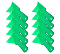 MINAOLULUS Cazzuola Angolare Esterna in Plastica Verde 10 Pezzi, Frattazzo per Angoli per Intonacatura e Finitura Angoli Esterni