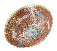 MINAOLULUS Ciotola per Offerte Buddista in Rame, Coppa per L'offerta Dell'acqua Decorativa, Ciotola Tibetana per Offerta D'acqua Santa, per Altare e Uso Domestico