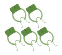 MINAOLULUS Clip Naso per Esercizi Respiratori 5 Pezzi in Pom Eva Verde