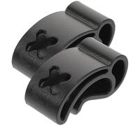 MINAOLULUS Clip per Disco Volante in Plastica Nero 2 Pezzi Resistente all'Usura Senza Odore Portatile per Uso Quotidiano e attività Sportive All'aperto