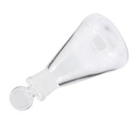MINAOLULUS Matraccio Tappo in Vetro da 100ml per Esperimenti Chimici, Design a Bocca Larga e Buona Tenuta per Laboratorio Scolastico e Lezioni di Chimica