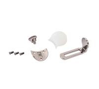MINAOLULUS Proteggi Dita Kit con Viti con Poggiapollice Bianco per Clarinetto in Metallo e Plastica, Accessorio Lavabile per Supporto Confortevole per Strumenti a Fiato