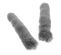 MINAOLULUS Set 2 Cuscinetti Imbottiti per Tracolla Larga in Pelliccia Sintetica, Coprimanico Protettivi per Borse a Tracolla e Zaini, Spalline Morbide per Uso Quotidiano e Viaggi, Accessori