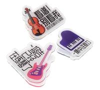 MINAOLULUS Set 3 Clip Porta-libri Musicali per Pianoforte, Chitarra e Violino, Fermapagina Musicale Portatile in Materiale Durevole per Leggio e Accessori Strumenti Musicali