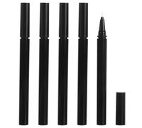 MINAOLULUS Set 3 Pezzi Tubetti Eyeliner Ricaricabili da 1ml in Plastica Nera, Leggeri e Portatili Pennelli Assortiti, per Negozi Cosmetici e Mercati