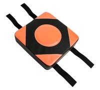 MINAOLULUS Set di 1 Pad da Calcio da Muro per Kickboxing in Pelle Pu Arancione, Facile da Installare e Resistente, per Allenamento Casalingo di Boxe e Taekwondo
