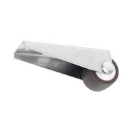 MINAOLULUS Sliding Barn Door Hardware in Profilo Basso e Galvanizing con Rulli Direzionali e Supporto per Porte con Funzione di Movimentazione Verticale Laterale Colore Casuale