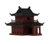 MINAOLULUS Statua Padiglione Giapponese Miniatura in Resina 6 Cm, Decorazione per Acquario e Giardino delle Fate, Accessorio Paesaggio Bonsai e Interno Elegante