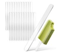 MINAOLULUS Sticks For Food Acrilici Trasparenti 30 Pezzi, per Ghiaccioli e Cakesicle, Superficie Liscia, per Preparazione Dessert e Progetti Creativi
