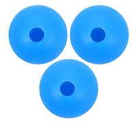 MINAOLULUS Supporto Piccolo per Diapason in Silicone Antiscivolo, Base Rotonda Blu Set da 3 Pezzi, Accessori per Strumenti Musicali, per Meditazione, Yoga e Musicoterapia