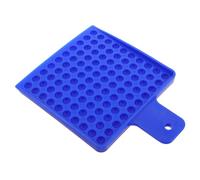 MINAOLULUS Vassoio per Conteggio della Soia con 100 Fori da 8 Mm, Piastra di Conteggio dei Cereali in Plastica Robusta con Manico Ergonomico per Semina su Larga Scala e Gestione Precisa