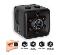Minasan - Videocamera di sicurezza compatta Full HD 1080P portatile, con sensore di movimento e visione notturna a infrarossi, per interni ed esterni