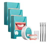 Minceetbien - Set di protesi dentarie in silicone Minceetbien, protesi Minceetbien, set di protesi in silicone su misura, comoda e impermeabile, soluzione per denti finti per uso quotidiano (3)