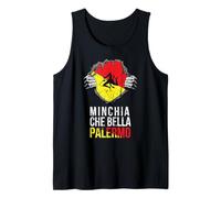 Minchia Che Bella Palermo Maglietta Trinacria Canotta