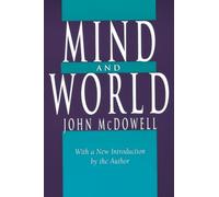 John McDowell Mind and World (Tascabile)