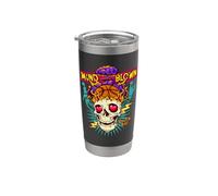 Mind Blown Basket Graphic Skull Hoops Culture Ballers Bicchiere termico in acciaio inox doppia parete