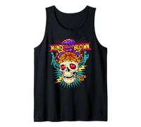 Mind Blown Basket Graphic Skull Hoops Culture Ballers Canotta