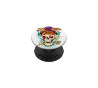 Mind Blown Basket Graphic Skull Hoops Culture Ballers PopSockets PopGrip Adesivo