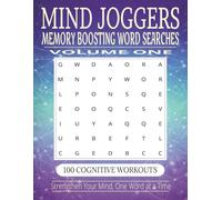Mind Joggers Word Search:100 Memory Boosting Puzzles for Adults: Large Print Cognitive Workouts for Adults, Brain Games, Puzzle Book for Mental ... Gift for Travel, Free Time & Holidays