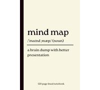 Mind Map Notebook: A Brain Dump with Better Presentation: Funny 120-Page Lined Dictionary Definition Journal for Thinkers, Creatives, Consultants & ... Office, New Job & Secret Santa Gift