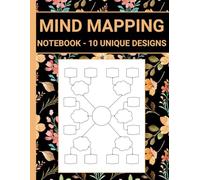 Mind Mapping Notebook: A Blank Mind Map Template Book for Brainstorming. Visual Thinking Tracker to Help You to Improve Memory and Focus for Study, Organizing Thoughts and Ideas.