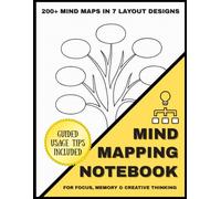 Mind Mapping Notebook for Focus, Memory & Creative Thinking: 7 Unique Visual Templates to Organize Ideas, Study Smarter, Boost Productivity & ... Pages for Students, Professionals & Creatives