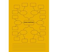 Mind Mapping Notebook: The Ultimate Mind-Map Templates Book for Organizing Thoughts, Ideas, Studying, Student Revision | 8.5 x 11, 120 Pages | Blank ... Journal | Visual Thinking Workbook