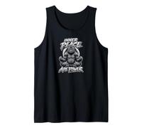 Mind Over Muscle Gorilla Zen Strength Peace Yoga Canotta