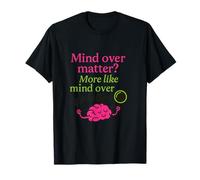 Mind Over Platter Mindful Mangiare Cervello Piatto Art Maglietta