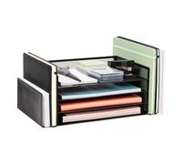 Mind Reader 4 Tier Desk File, Colore: Nero