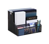 Mind Reader DEEPORG-BLK - Cesto portaoggetti per carta A4, documenti legali, raccoglitori e riviste, colore: Nero