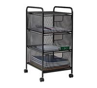 Mind Reader Lettore Mente 3VERTM-BLK Nero 3 cassetti.