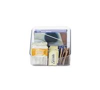 Mind Reader Mini organizer multiuso in acrilico, per caffè, tè e condimenti, per vanità, bagno, ufficio e molto altro ancora, trasparente